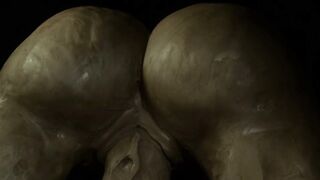 BOUNCING ASS PUMPS CUM FROM A MONSTER COCK - PORN ANIMATION BY DRIPPINGCLAY