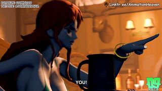 Nami teaches Luffy what sex feels like