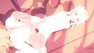 Genshin Impact Aether Fucked Lumine. Cum In Pussy