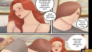My sexy stepmom helps me control my nerves