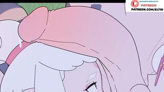 Purah With Girlfriend Find Big Dick And Getting Cum On Face Amazing Hentai Story | Zelda Hentai 4k