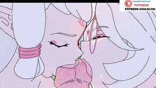 Purah With Girlfriend Find Big Dick And Getting Cum On Face Amazing Hentai Story | Zelda Hentai 4k