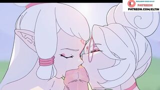 Purah With Girlfriend Find Big Dick And Getting Cum On Face Amazing Hentai Story | Zelda Hentai 4k