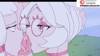 Purah With Girlfriend Find Big Dick And Getting Cum On Face Amazing Hentai Story | Zelda Hentai 4k