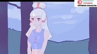 Purah With Girlfriend Find Big Dick And Getting Cum On Face Amazing Hentai Story | Zelda Hentai 4k