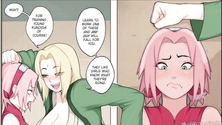 Tsunade ""Trains"" Sakura With Her Futa Cock ♥ Naruto Comic