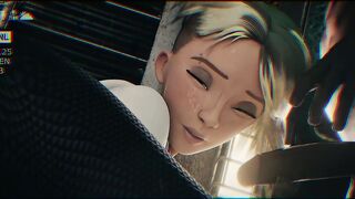 Spider Girl Getting Fucked By Two Big Black Cocks!
