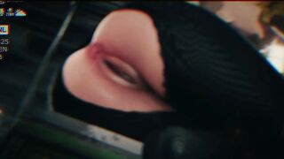 Spider Girl Getting Fucked By Two Big Black Cocks!