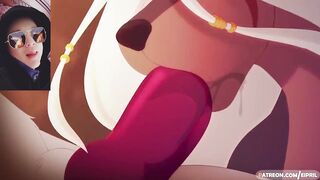 Impregnated a she-wolf in front of the whole pack