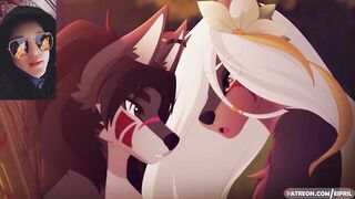 Impregnated a she-wolf in front of the whole pack
