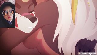 Impregnated a she-wolf in front of the whole pack