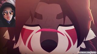 Impregnated a she-wolf in front of the whole pack