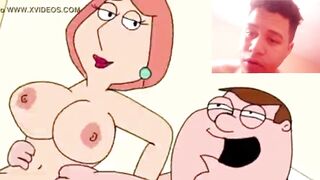 Lois fingering herself and then gets fucked by peter(MP4_Low HENTAI SIN CENSURA