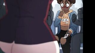 Two Girls Couldn't Resist A Dick On Train - Hentai Animation 60Fps