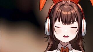 Bunny Vtuber watches Cobold Ambush