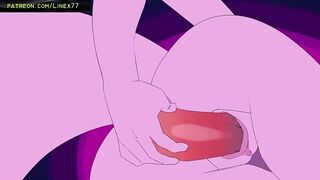 Solo furry girl dildo challenge 60 FPS High Quality 3D Animated 4K