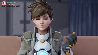 THE BEST TRACER BLOWJOB STORY HENTAI ANIMATION 4K 60FPS
