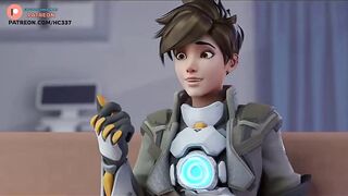THE BEST TRACER BLOWJOB STORY HENTAI ANIMATION 4K 60FPS