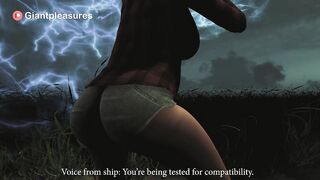 Alien Ship Causes Woman Ass Expansion