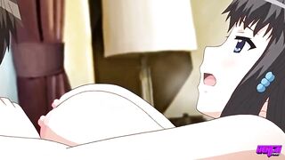 HENTAI PROS - Trip To The Hot Springs Turns Into A Well-deserved Team Banging Experience