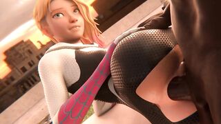 SpiderGirl Loves Getting It In The Ass