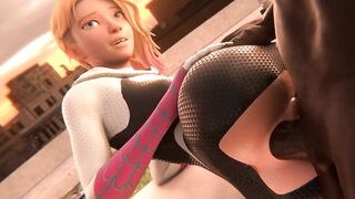 SpiderGirl Loves Getting It In The Ass