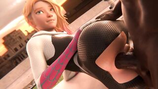 SpiderGirl Loves Getting It In The Ass
