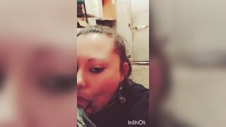 Giving a cook a blowjob in the back of restaurant