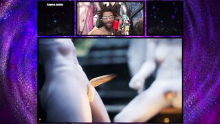 Tight Bald Pussy Minthara And Mizora Gets Fingered With Magic