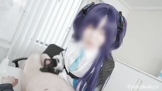????【aliceholic13】BlueArchive Yuka Hayase cosplaying femdom glove lotion handjob