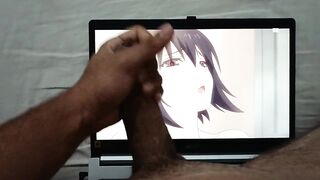 Masturbating Until I Cum While Watching Hentai Overflow Dublado Dubbed Uncensored