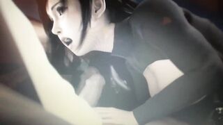 I CUM WITH TIFA SUCKING IN THE CAR