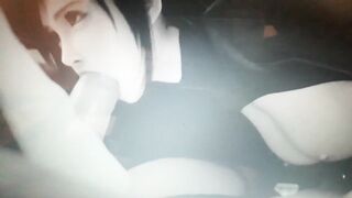 I CUM WITH TIFA SUCKING IN THE CAR