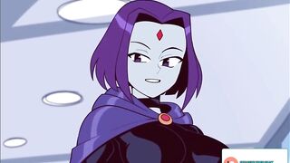 Beast Boy And Raven Hottest Fucking And Creampie | Teet Titans Hentai Animation 4K 60Fps