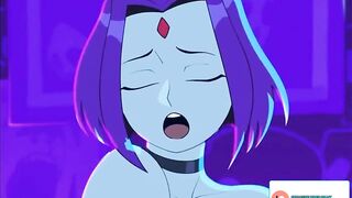 Beast Boy And Raven Hottest Fucking And Creampie | Teet Titans Hentai Animation 4K 60Fps