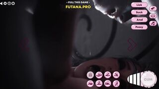 A guest with wings fucked a woman properly - Animation futa on female