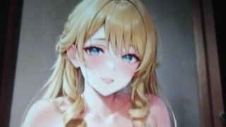Princess slut for cumshot JIZZ TRIBUTE