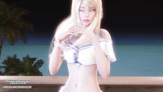 [MMD] CHUNG HA - Sparkling Ahri Sexy Kpop Dance League of Legends Uncensored Hentai 4K