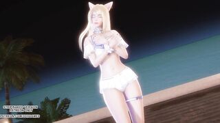 [MMD] CHUNG HA - Sparkling Ahri Sexy Kpop Dance League of Legends Uncensored Hentai 4K