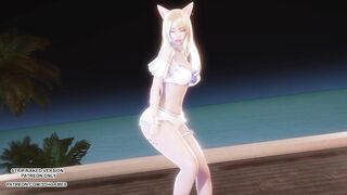 [MMD] CHUNG HA - Sparkling Ahri Sexy Kpop Dance League of Legends Uncensored Hentai 4K