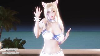 [MMD] CHUNG HA - Sparkling Ahri Sexy Kpop Dance League of Legends Uncensored Hentai 4K