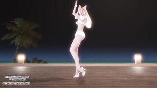 [MMD] CHUNG HA - Sparkling Ahri Sexy Kpop Dance League of Legends Uncensored Hentai 4K