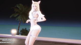 [MMD] CHUNG HA - Sparkling Ahri Sexy Kpop Dance League of Legends Uncensored Hentai 4K