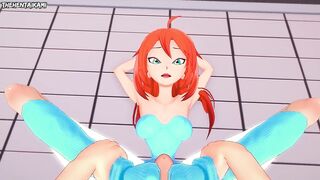 Bloom Gives You a Footjob To Train Her Sexy Body! Winx Club Feet Hentai POV