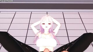 Mori Calliope Gives You a Footjob To Train Her Sexy Body! V-Tuber Feet Hentai POV