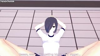 Touka Kirishima Gives You a Footjob To Train Her Sexy Body! Tokyo Ghoul Feet Hentai POV