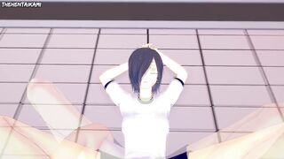Touka Kirishima Gives You a Footjob To Train Her Sexy Body! Tokyo Ghoul Feet Hentai POV