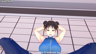 Chun-Li Gives You a Footjob To Train Her Sexy Body! Street Fighter Feet Hentai POV
