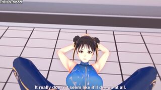 Chun-Li Gives You a Footjob To Train Her Sexy Body! Street Fighter Feet Hentai POV