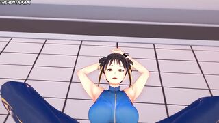 Chun-Li Gives You a Footjob To Train Her Sexy Body! Street Fighter Feet Hentai POV